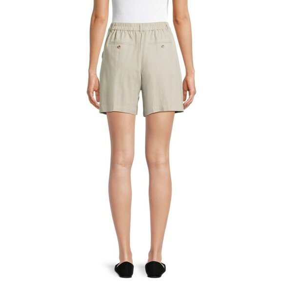Women's Time & Tru Linen Blend Shorts, size XXL / 20 - Picture 2 of 12